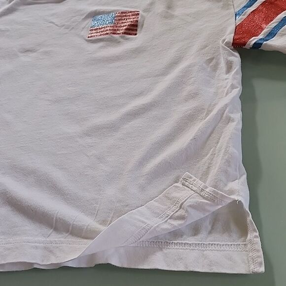 PINK Patriotic Cropped Top - Picture 7 of 10